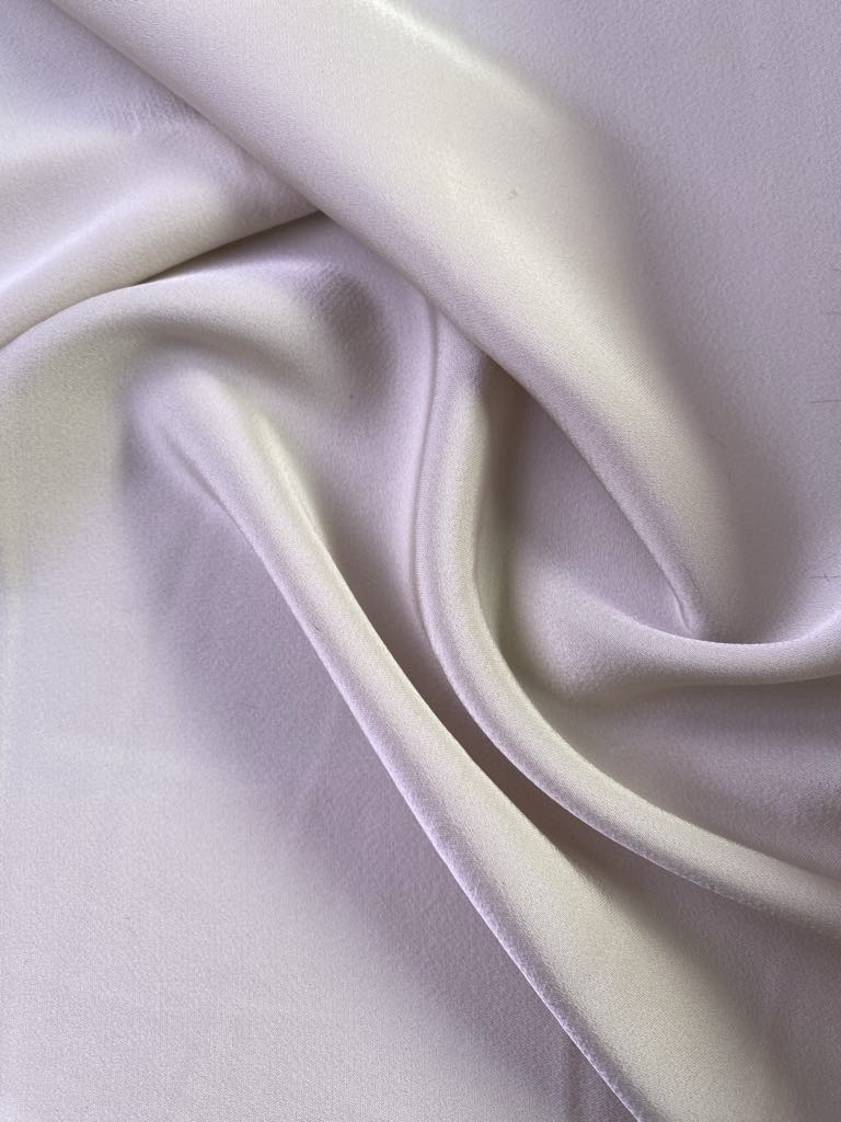 Crepe Backed Satin - Putty - 57" Wide - Sold By The Metre