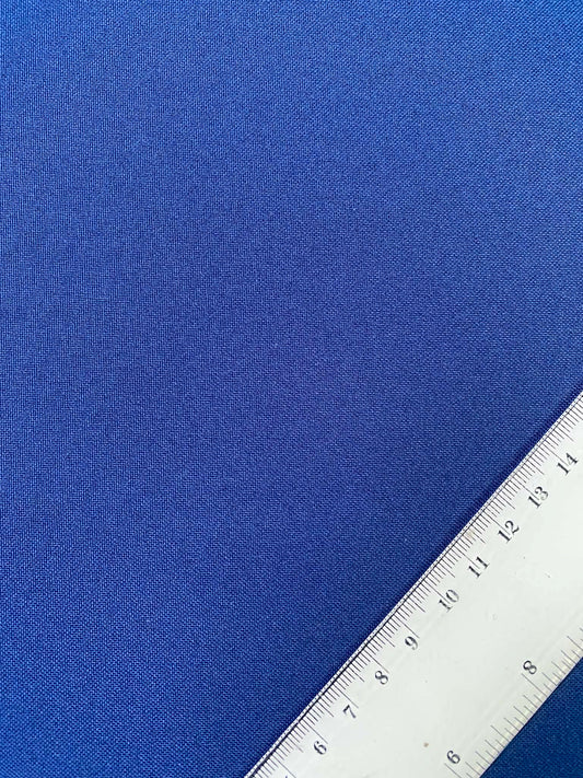 Polyester Bi-Stretch - Blue - 60"wide - Sold By The Metre