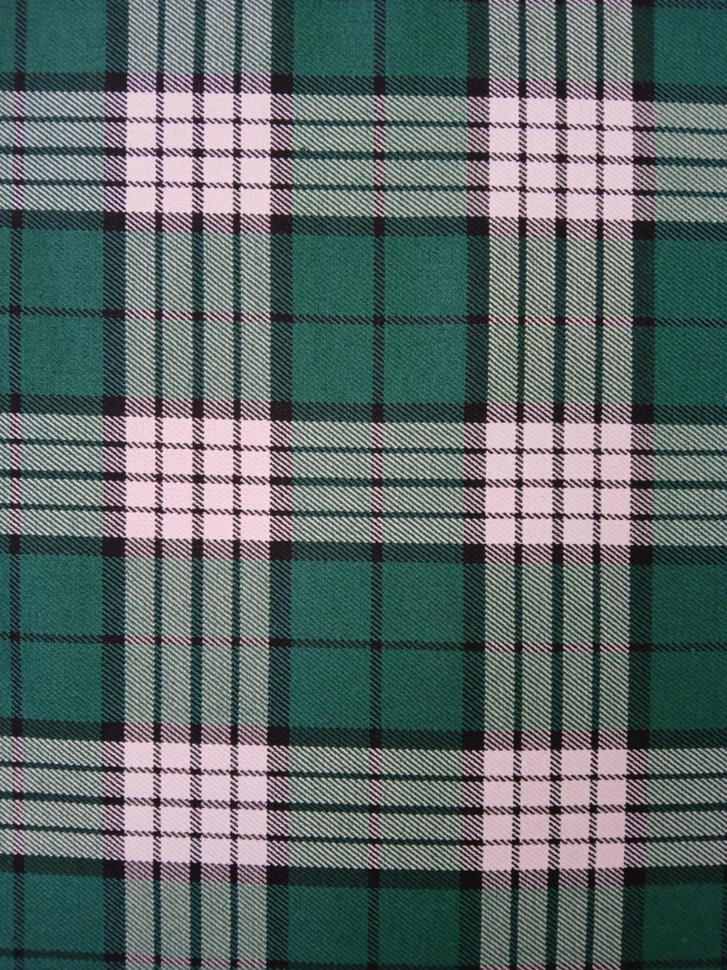 Poly Viscose - Green/Black/Pink - 54" Wide - Sold By The Metre