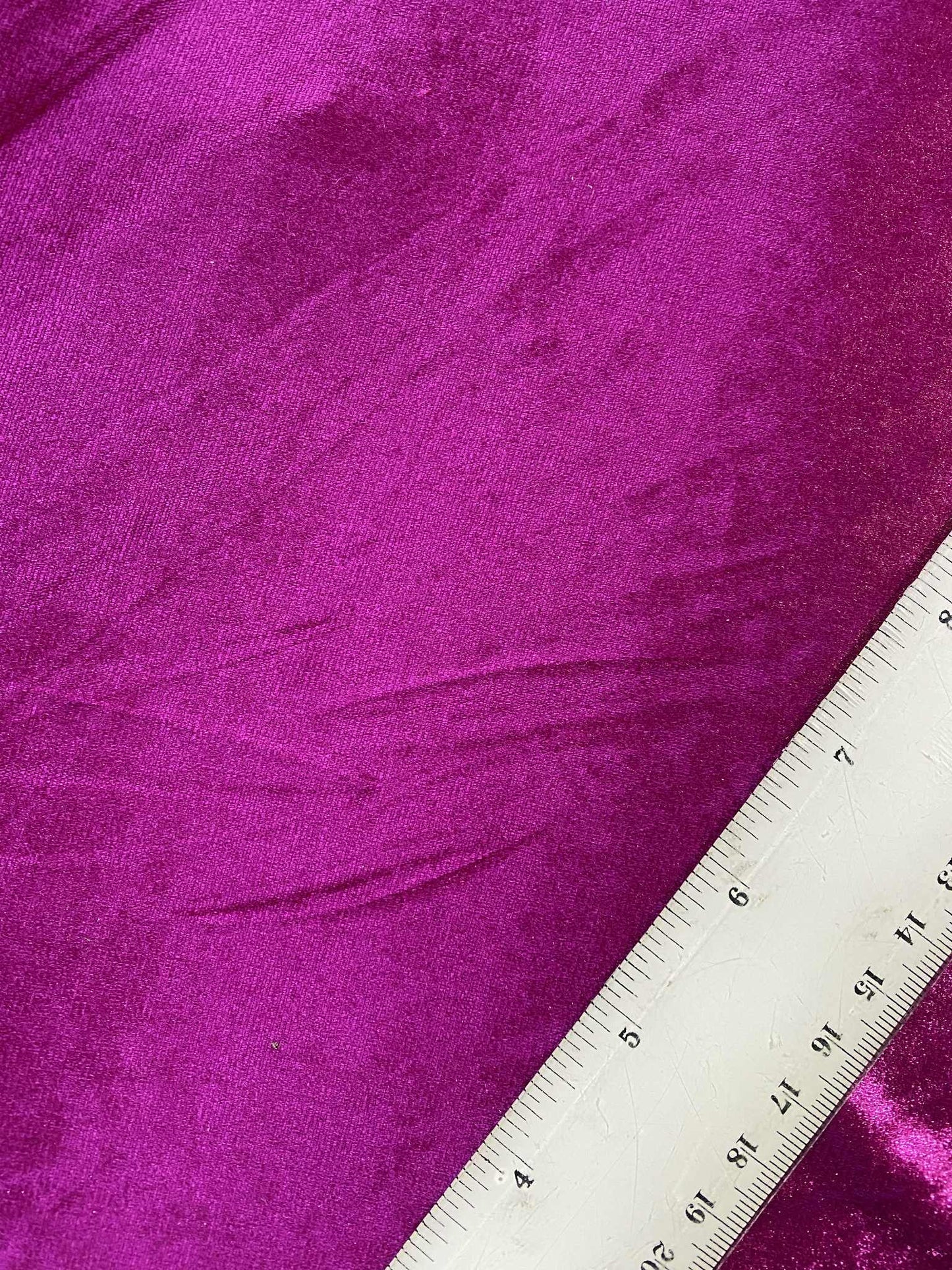 Spandex Velvet - Deep Pink - 59"Wide - Sold By The Metre
