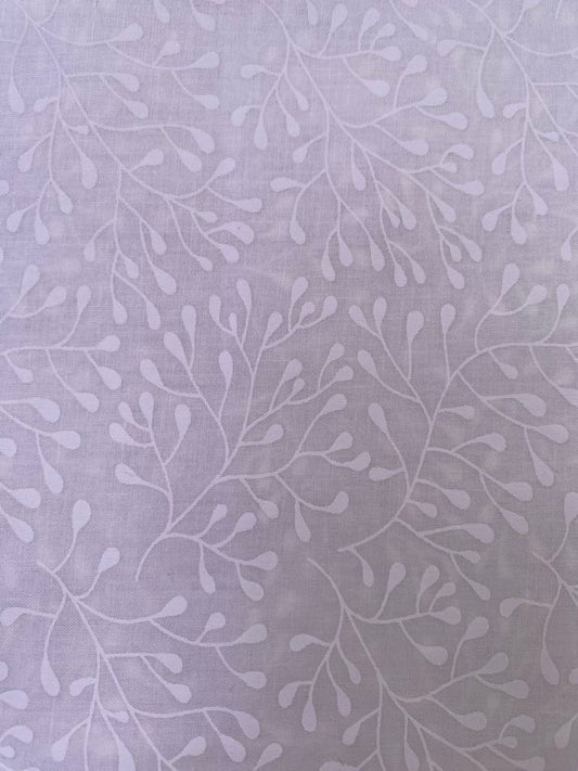 100% Cotton - Blenders 05 - White on Cream - 44" Wide - Sold By The Metre