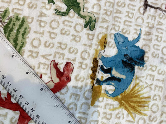 Brushed Cotton - Cream/Beige/Blue/Red/Yellow - 42"Wide - Sold By The Metre