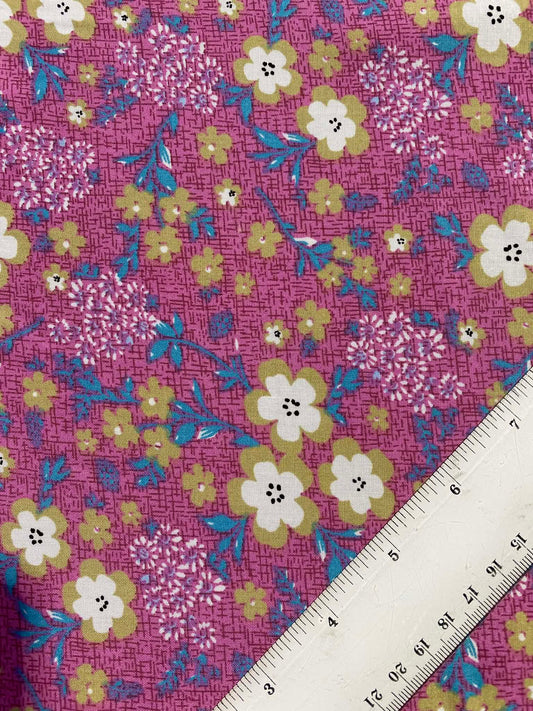 Viscous - Pink/Blue/Beige - 57"Wide - Sold By The Metre