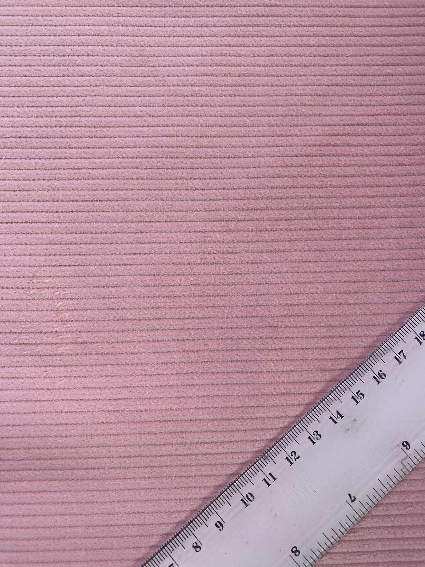 100% Cotton Corduroy - Baby Pink - 57"Wide - Sold By The Metre
