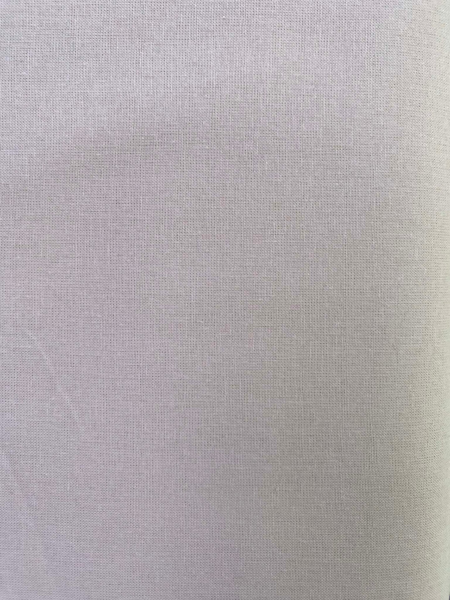 100% Cotton Plain Crafting & Quilting Fabric - 58" Wide - Ivory - £4.99/m