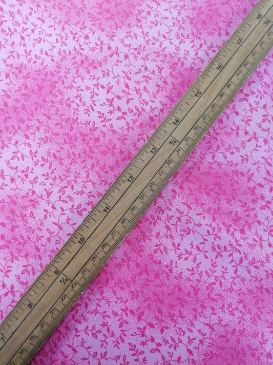 100% Cotton - Crafting & Quilting - Pink - 44" Wide - Sold By The Metre
