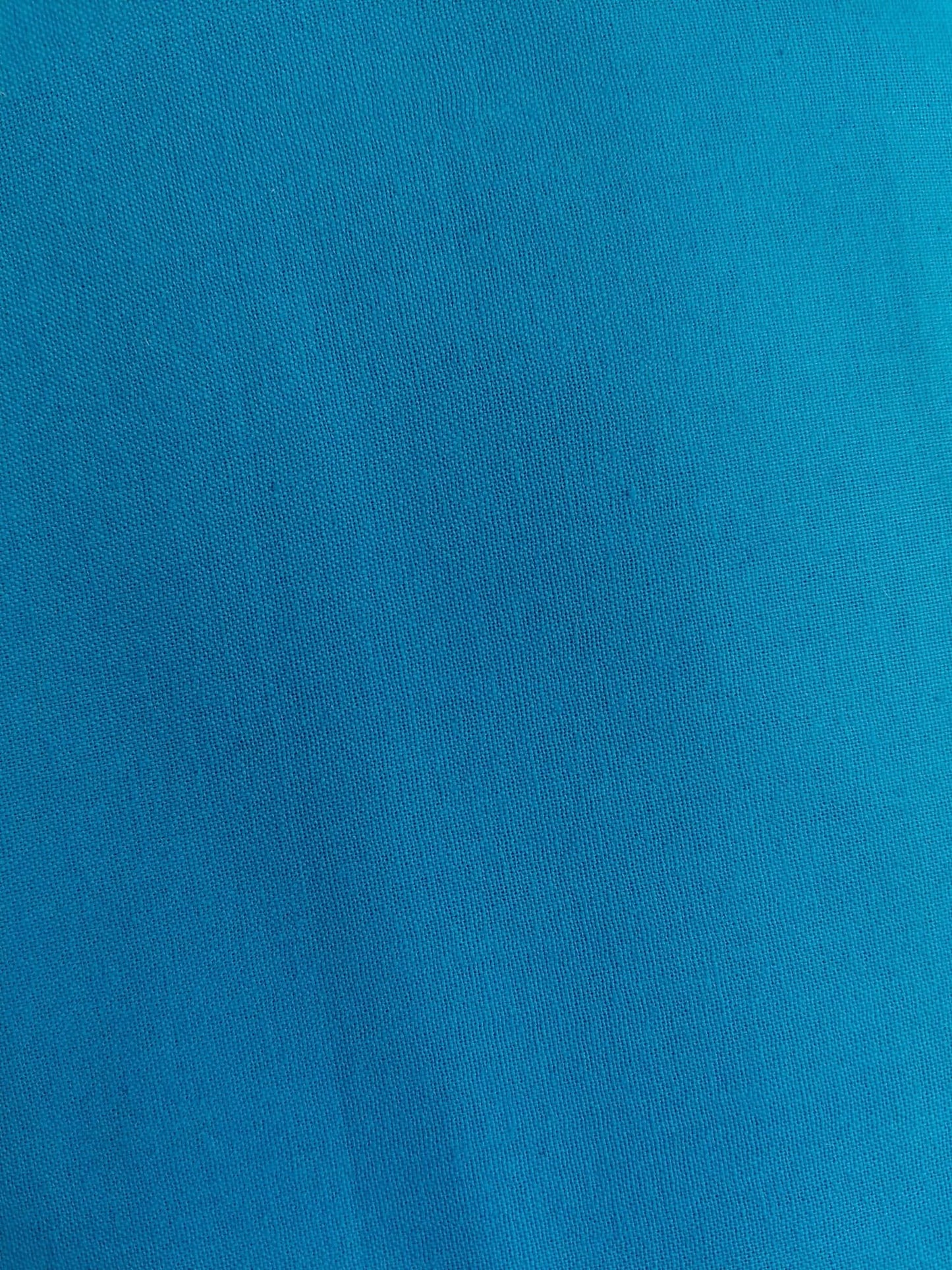 100% Cotton - Crafting & Quilting - Bright Blue - 44" Wide - Sold By the Metre