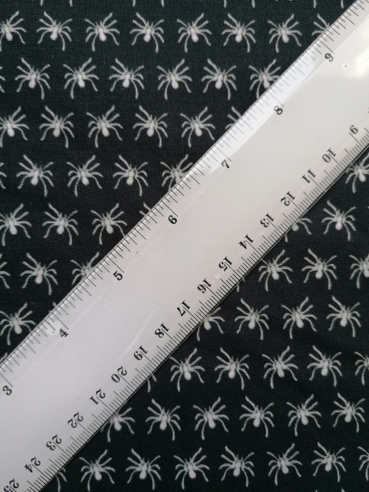 100% Cotton - Quilting and Crafting - Halloween - Black/White - 44" Wide - Sold By the Metre