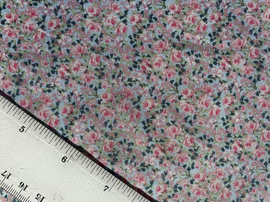 Viscose - Pink/Green/Blue - 57"Wide - Sold By The Metre