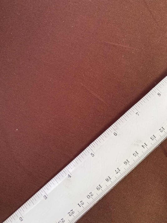 Cotton Sateen - Brown - 57" Wide - Sold By The Metre