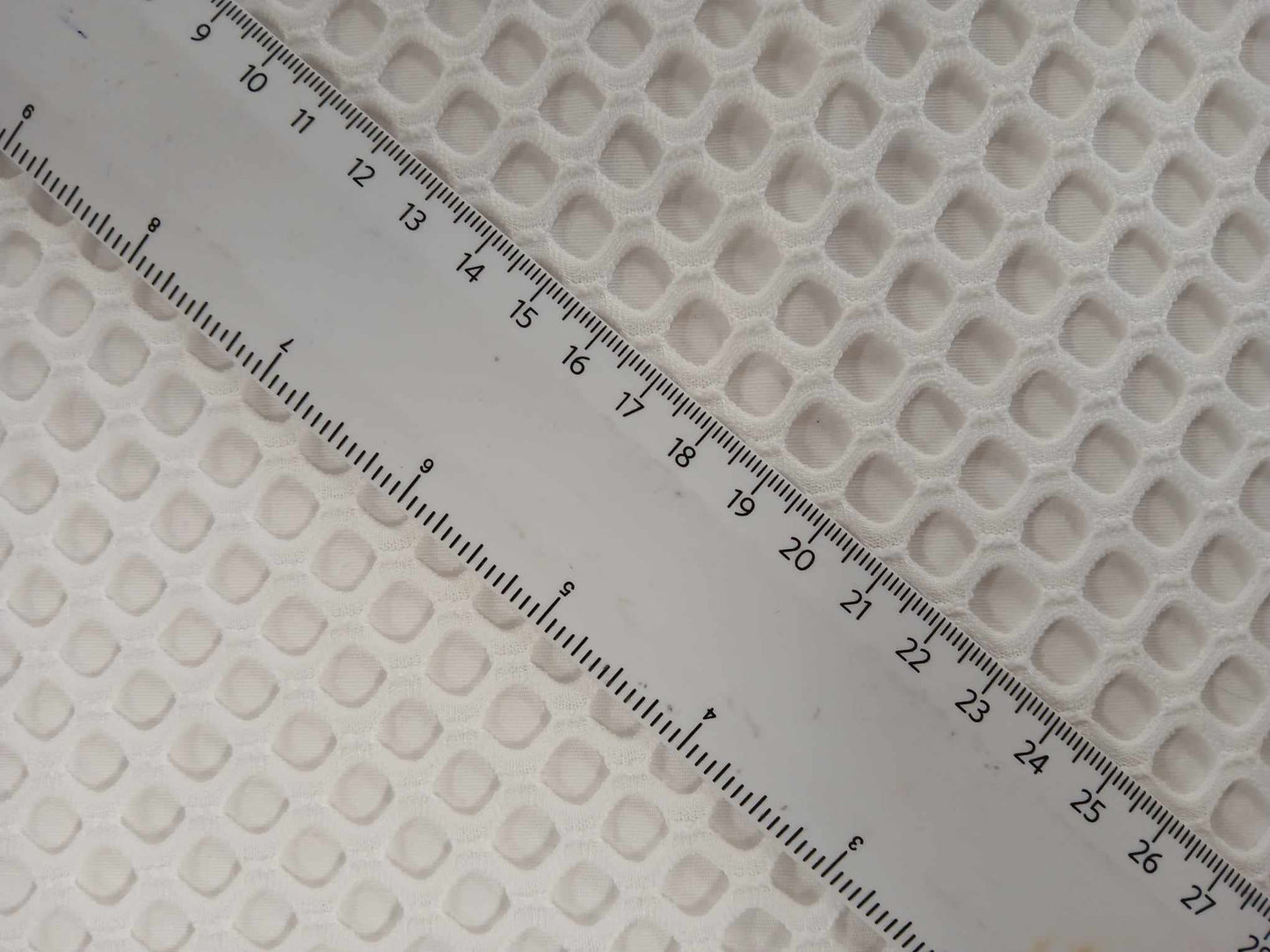 Polyester Vest - White - 61" Wide - Sold By the Metre