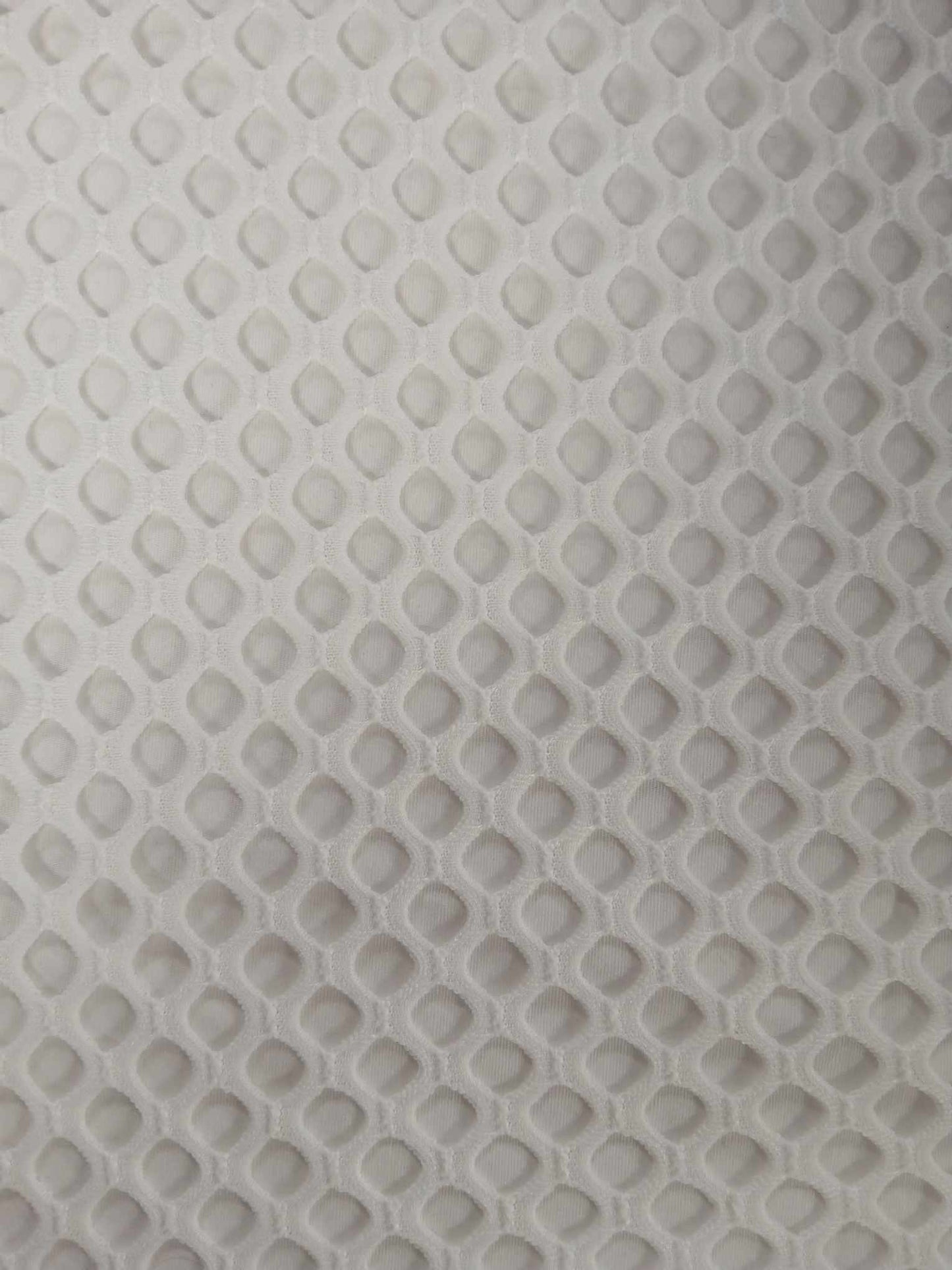 Polyester Vest - White - 61" Wide - Sold By the Metre