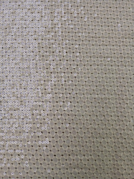 Cotton Sequins - Lemon - 52" Wide - Sold By The Metre