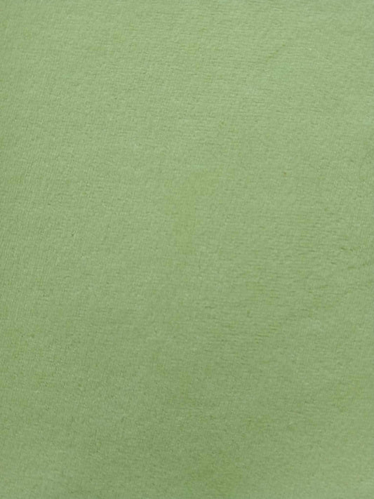Cotton/Nylon Plush - Florescent Green - 68" Wide - Sold By the Metre