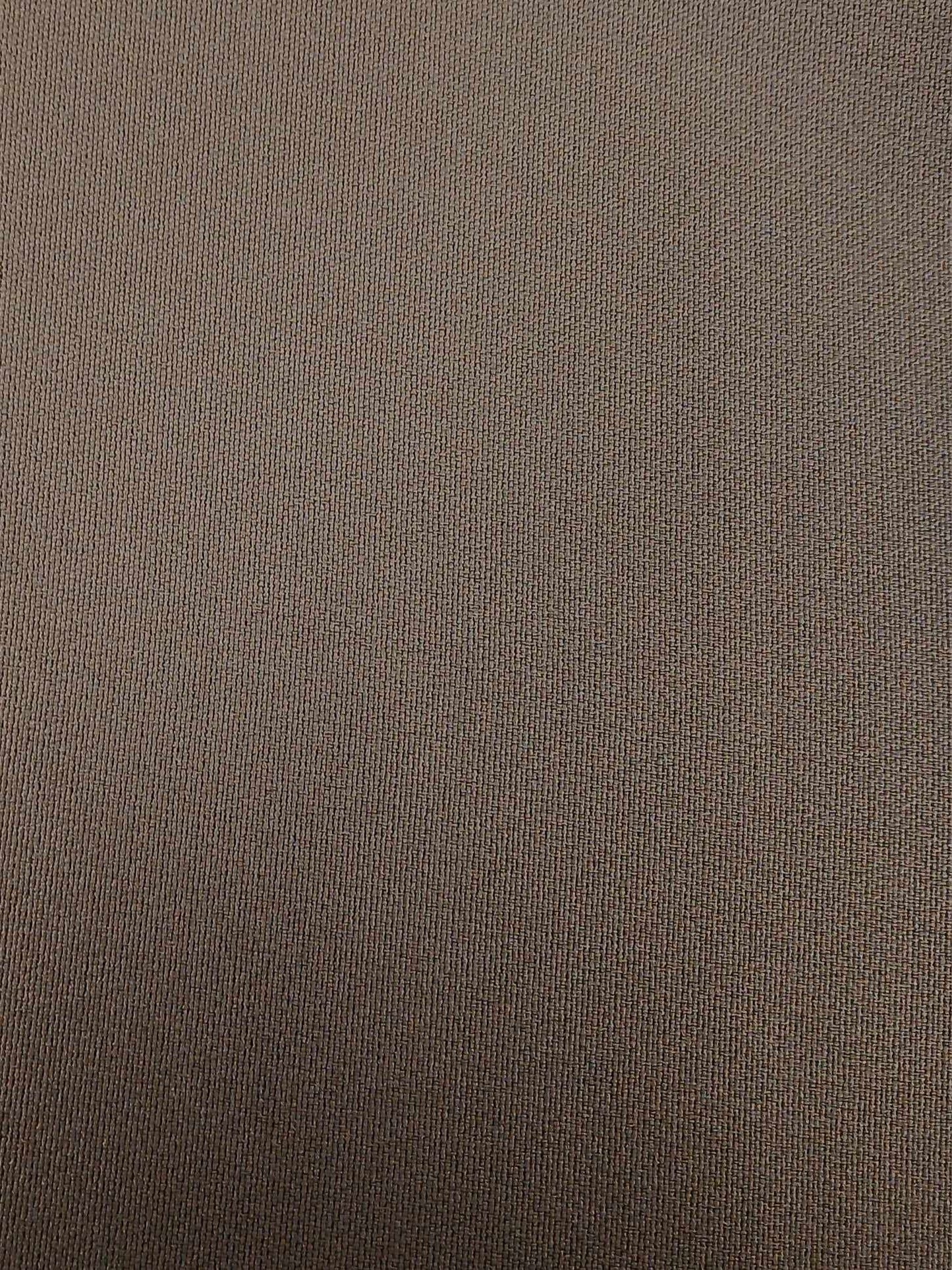Polyester Bi Stretch - Light Brown - 57" Wide - Sold By the Metre