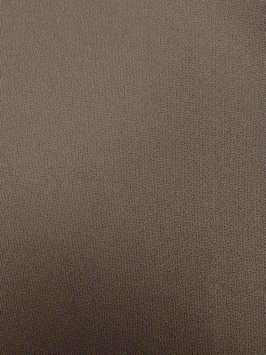 Polyester Bi Stretch - Light Brown - 57" Wide - Sold By the Metre