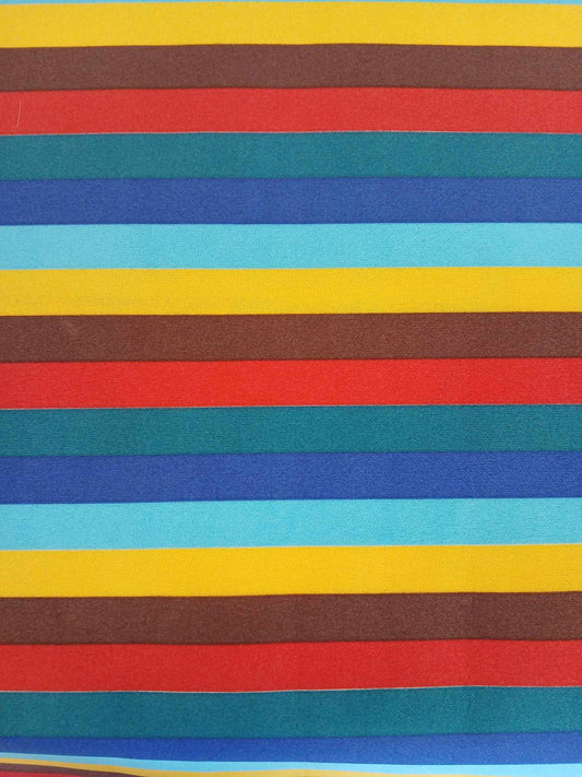 Scuba - Rainbow - Multi Coloured - 59" Wide - Sold By The Metre