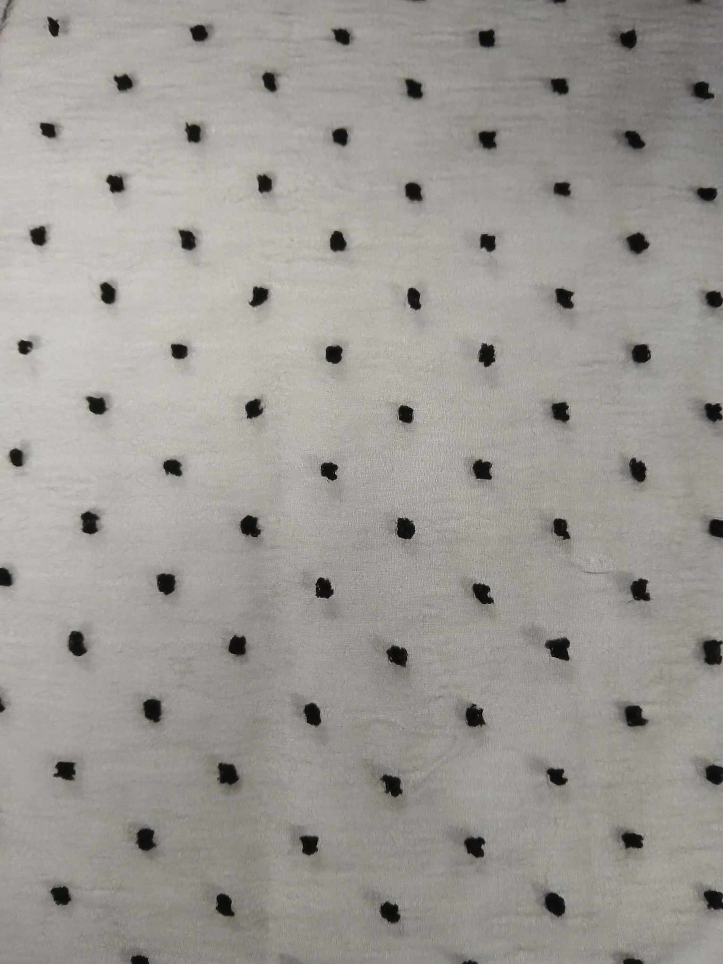 Dobby Organza - Black - 59" Wide - Sold By the Metre