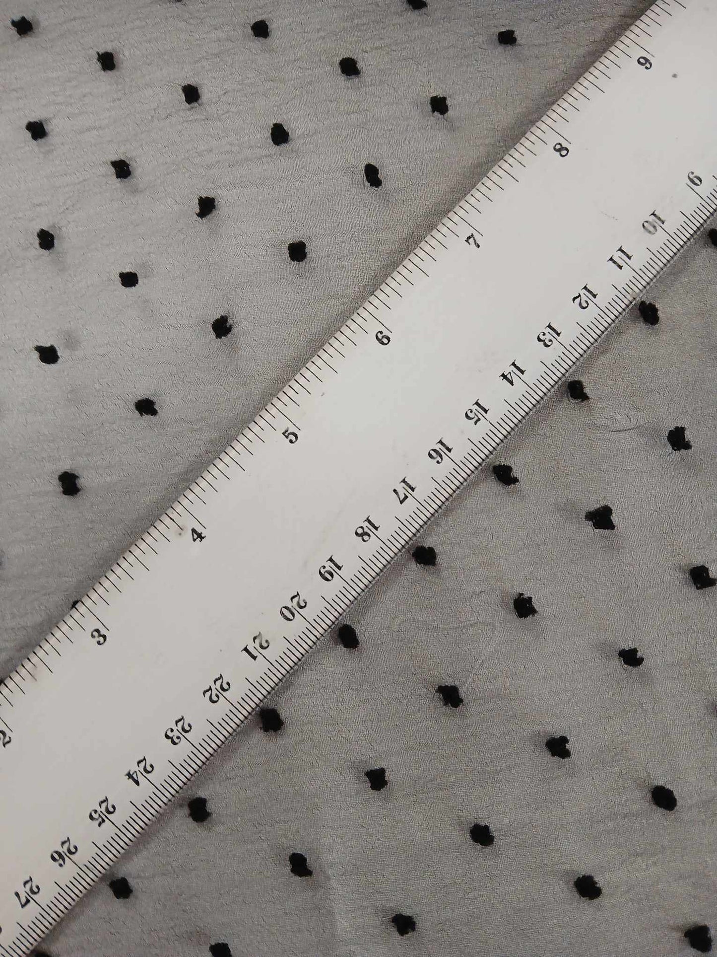Dobby Organza - Black - 59" Wide - Sold By the Metre