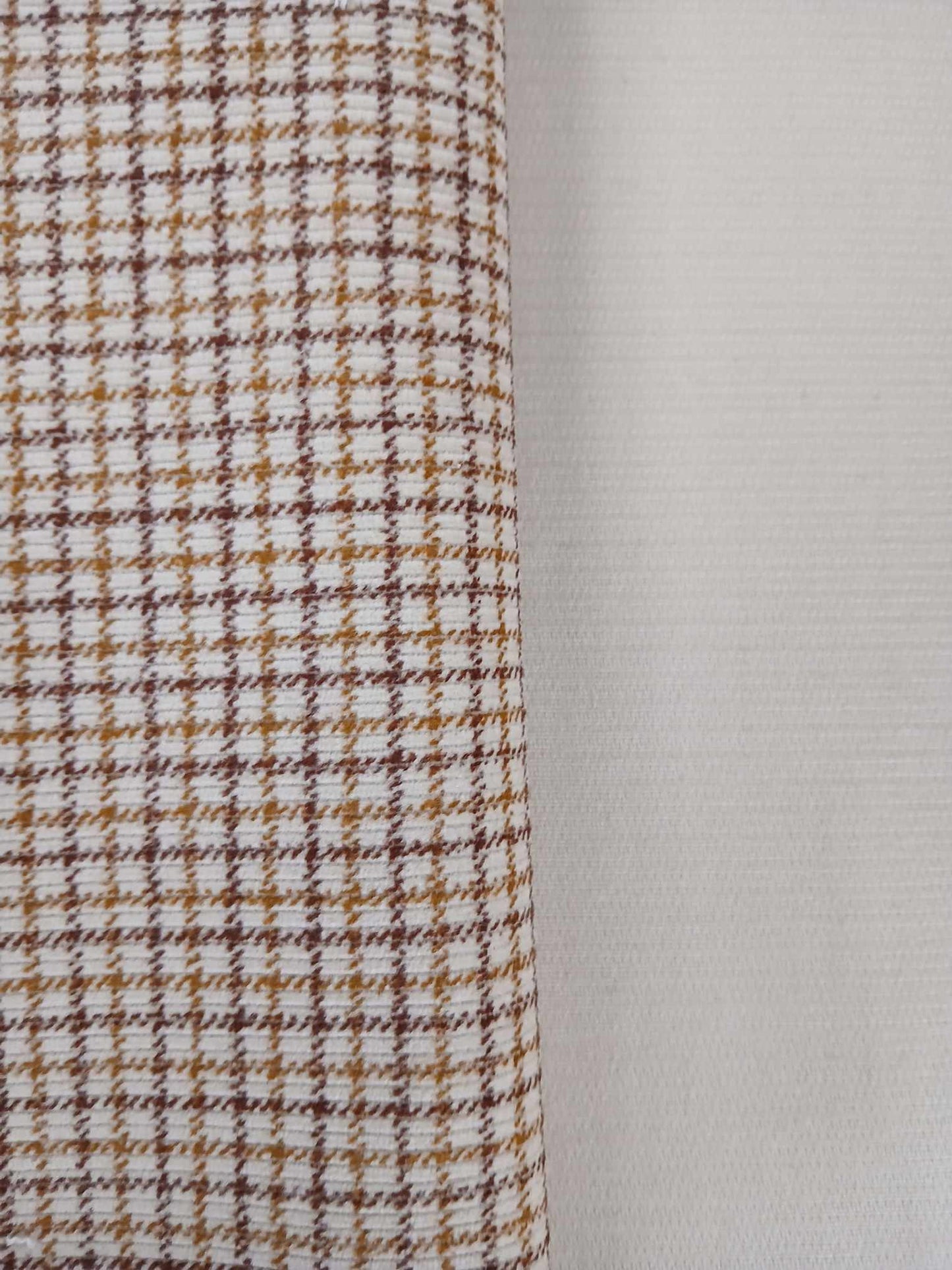 Printed Corduroy - Cream/Brown/Burgandy - 60" Wide - Sold By the Metre