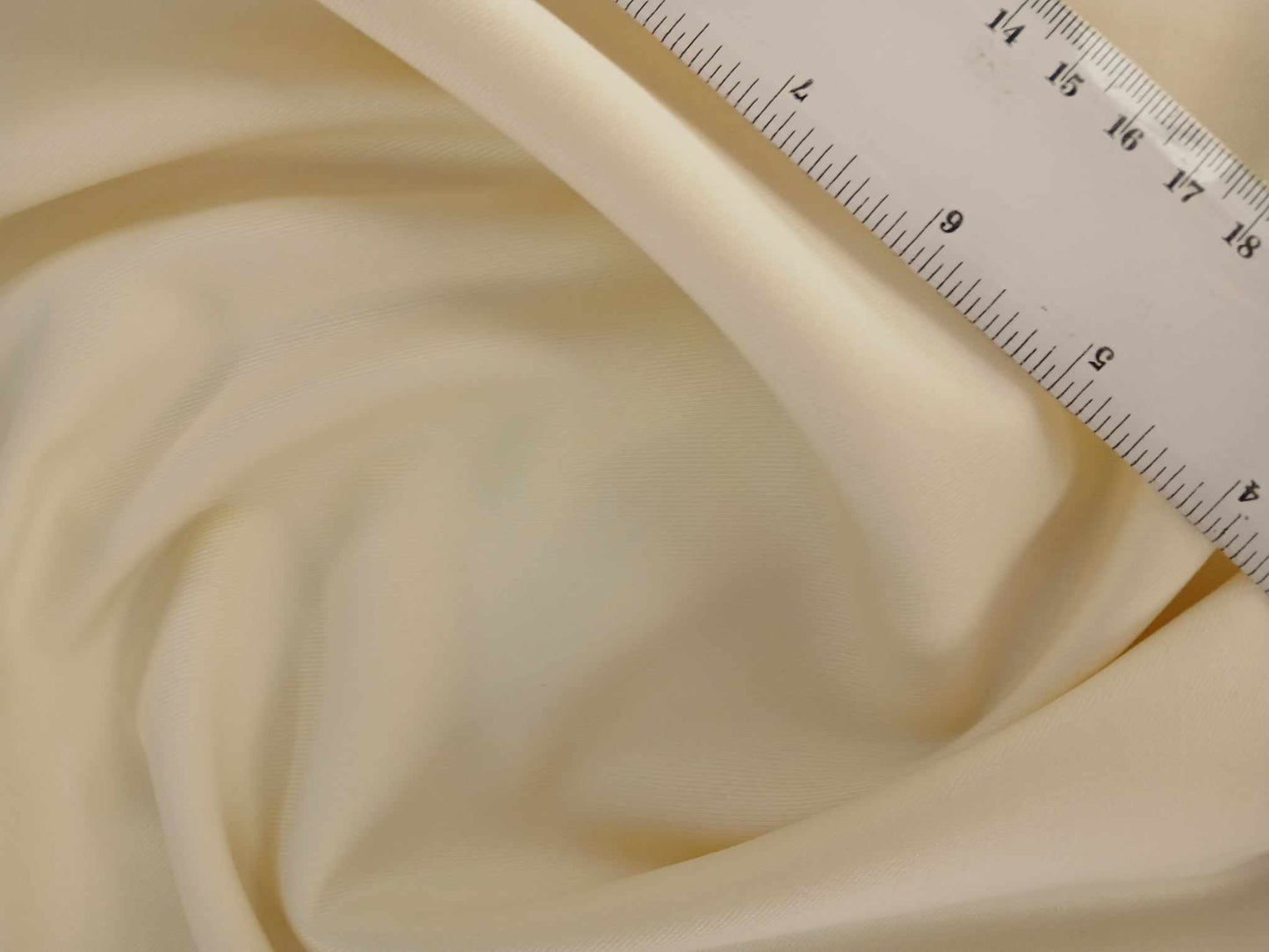 Super Fine Luxury Tropical Wool Suiting - Cream - 58" Wide - Sold By the Metre