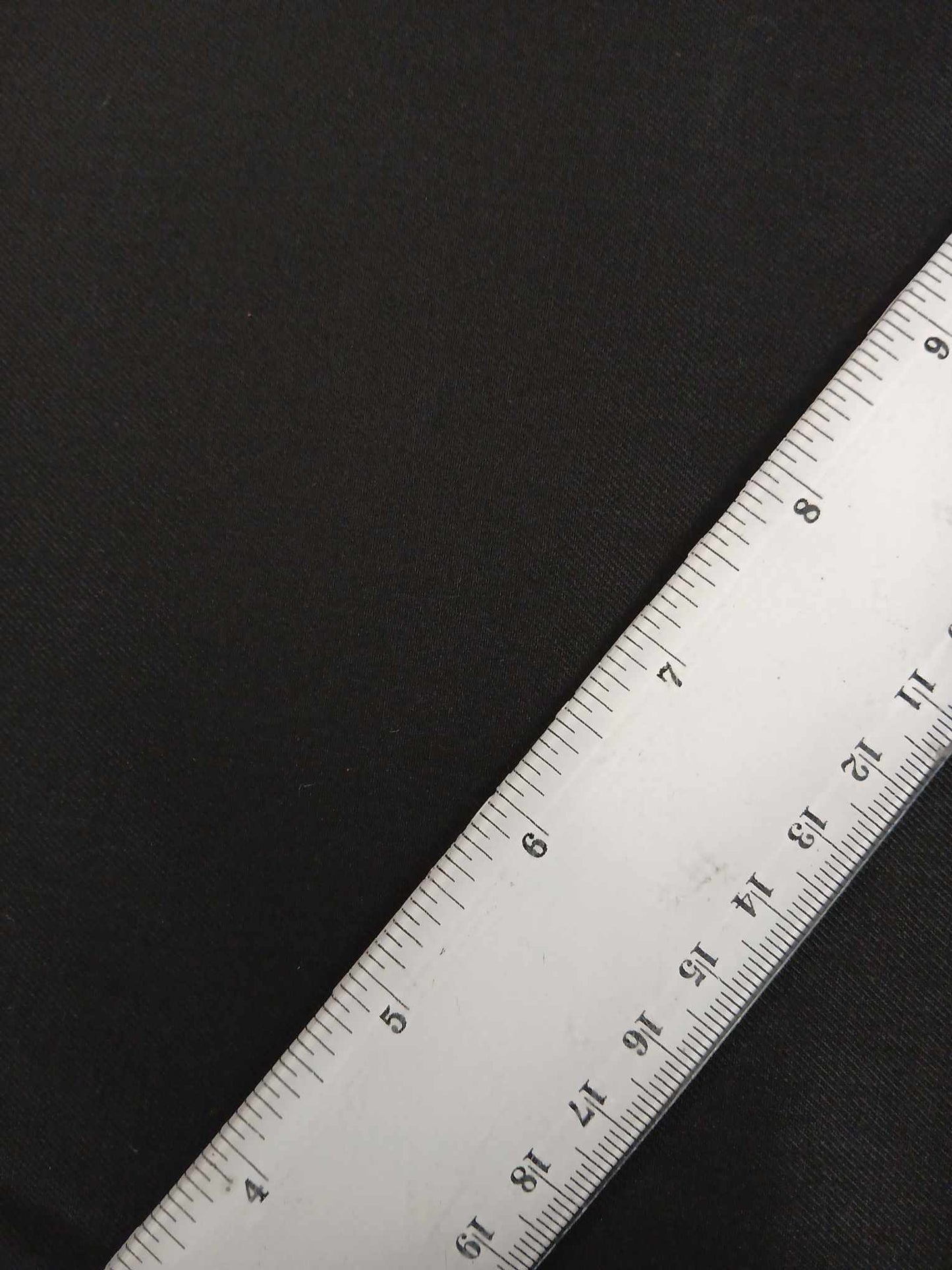 Super Fine Luxury Tropical Wool Suiting - Black - 58" Wide - Sold By the Metre