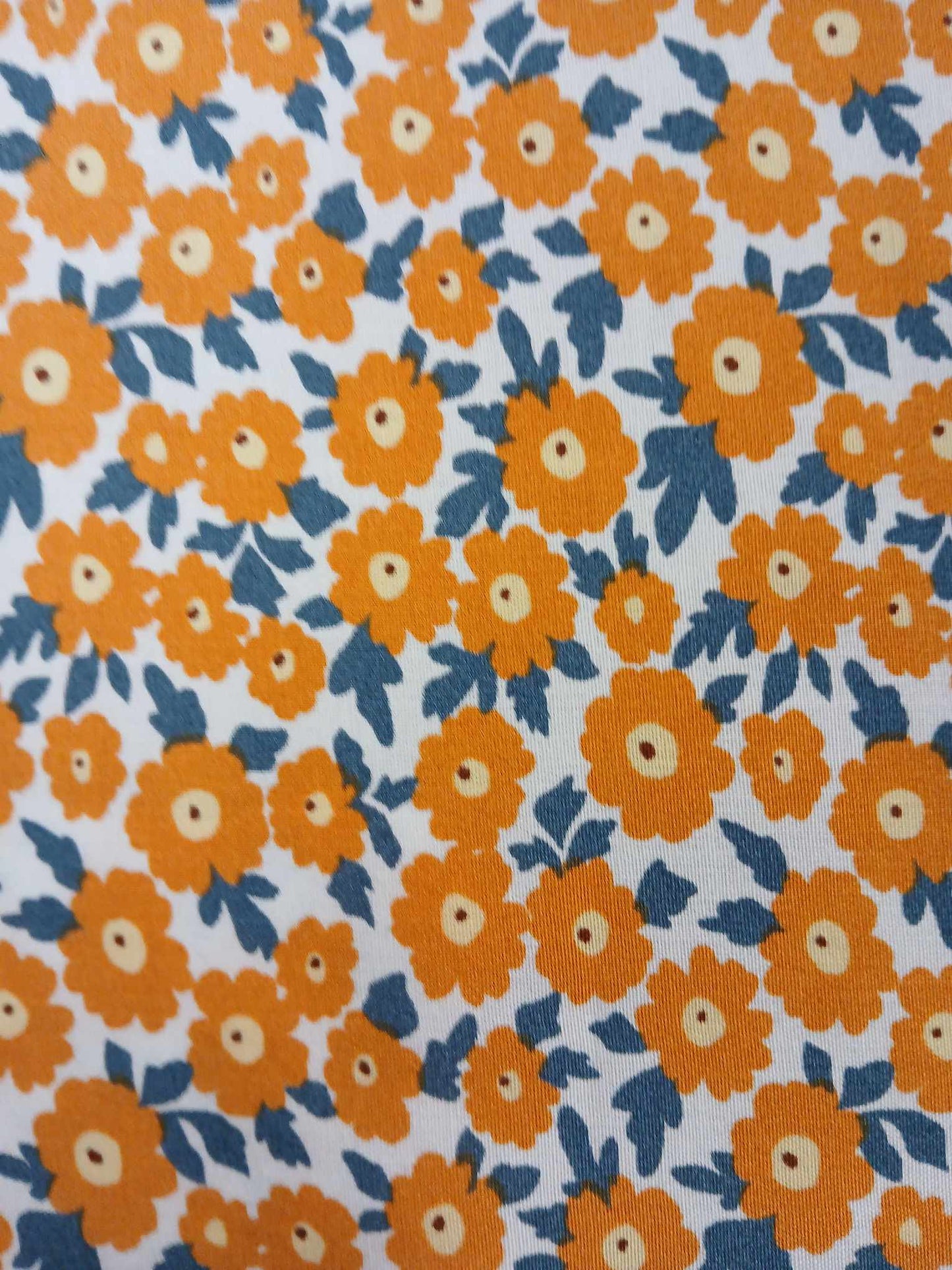 Viscose - Mustard/Teal/White - 57" Wide - Sold By the Metre