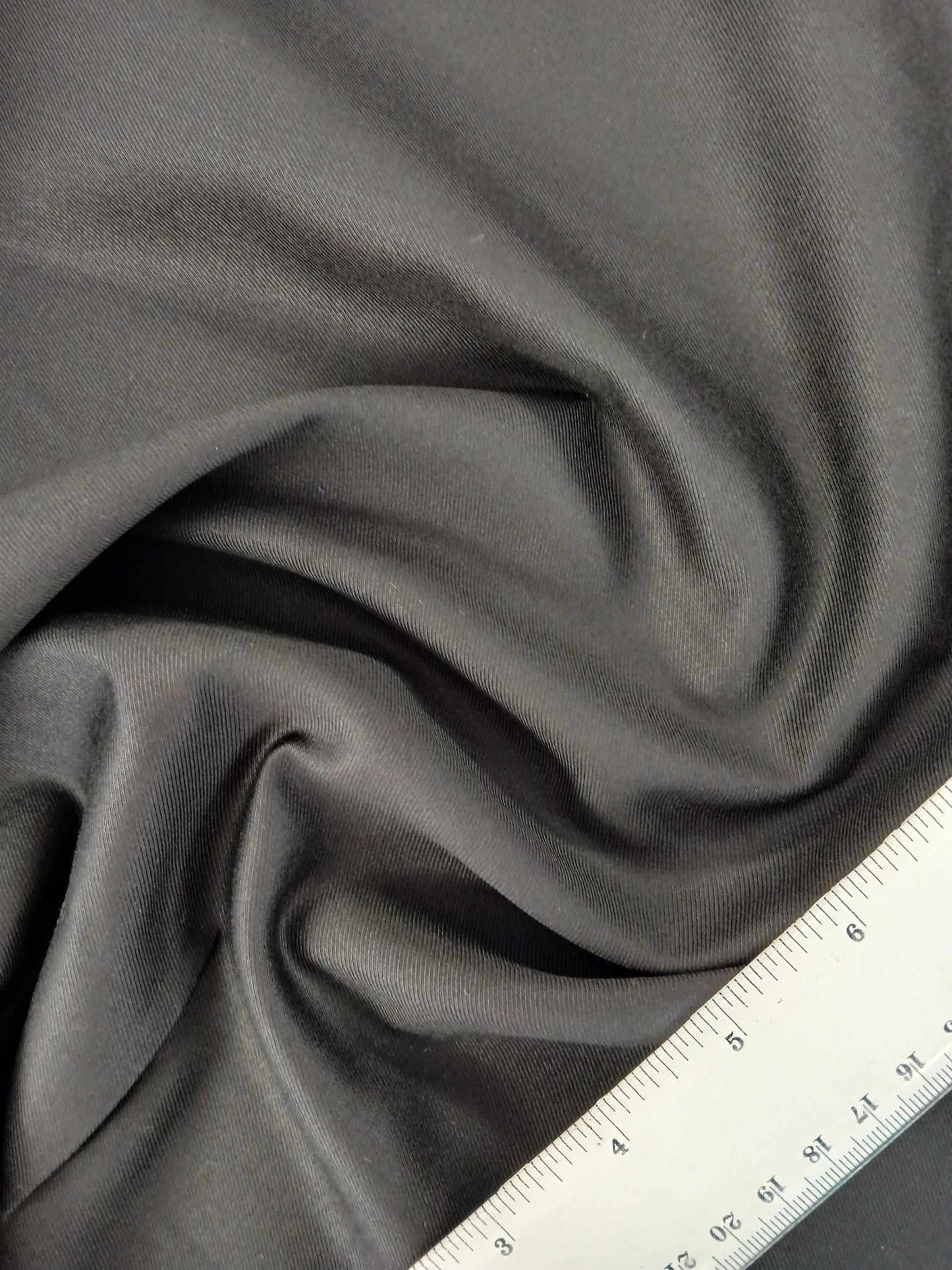 Super Fine Luxury Tropical Wool Suiting - Black - 58" Wide - Sold By the Metre