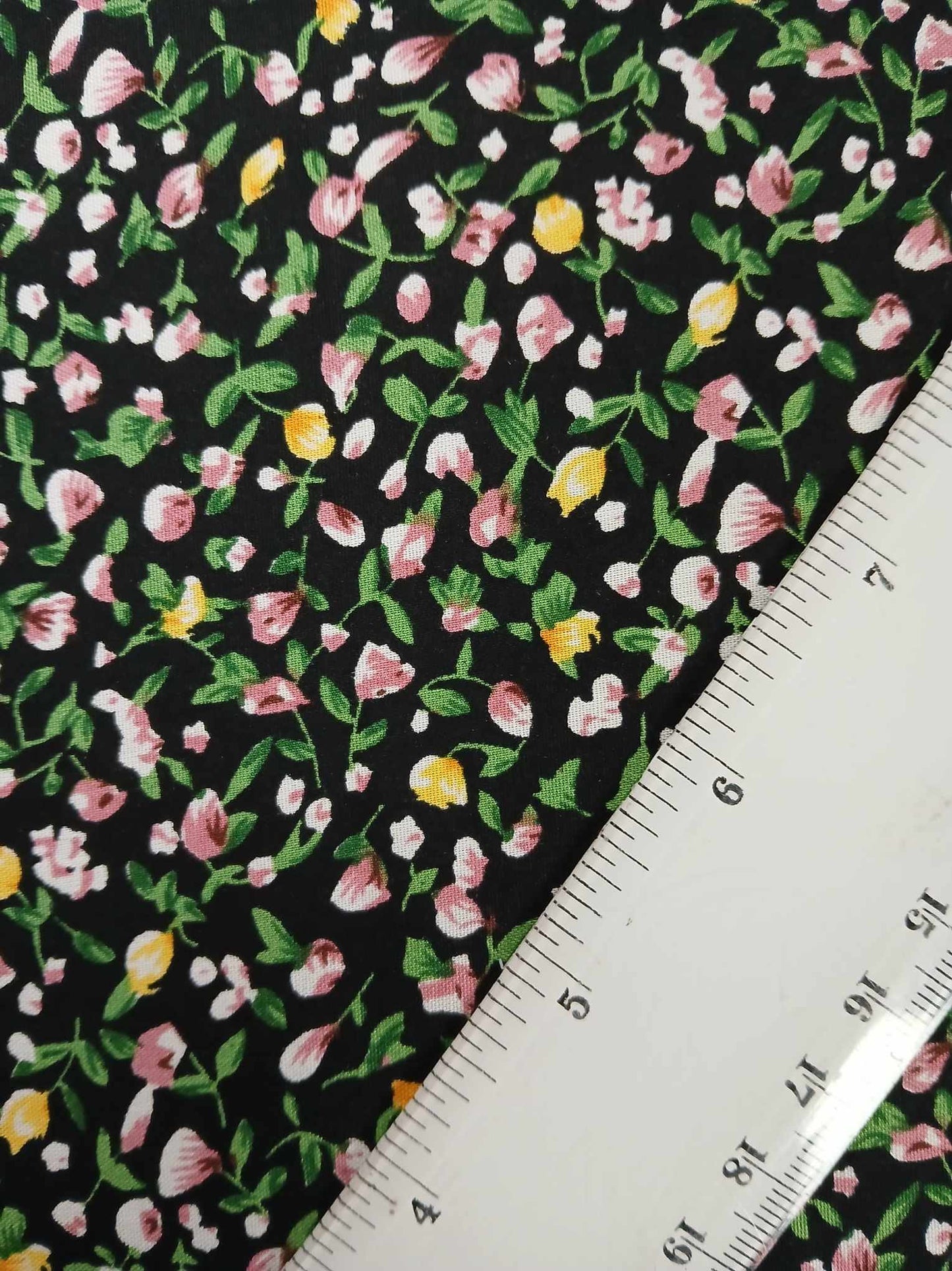 Viscose - Green/Pink/Yellow/Black - 57" Wide - Sold By the Metre