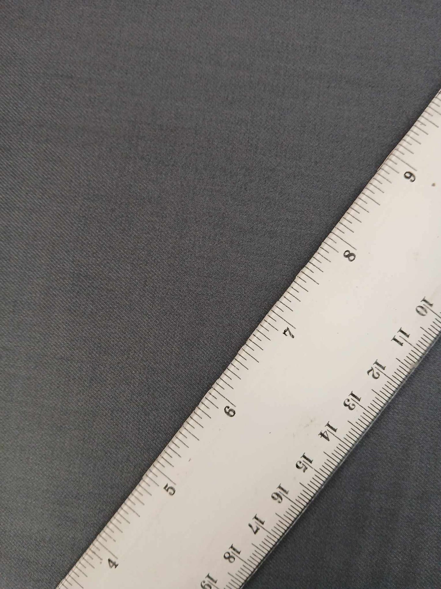 Super Fine Luxury Tropical Wool Suiting - Slate - 58" Wide - Sold By the Metre