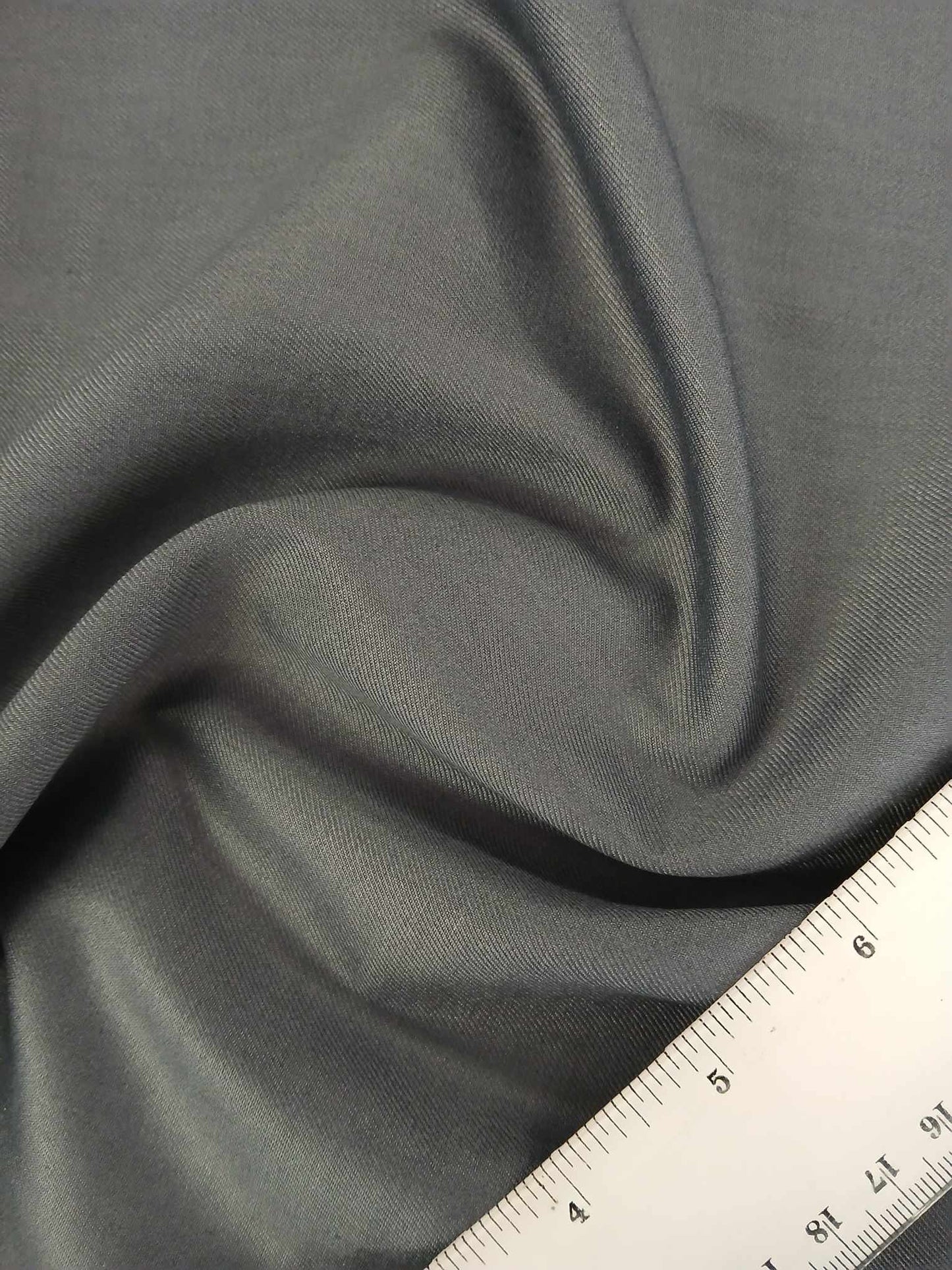 Super Fine Luxury Tropical Wool Suiting - Slate - 58" Wide - Sold By the Metre
