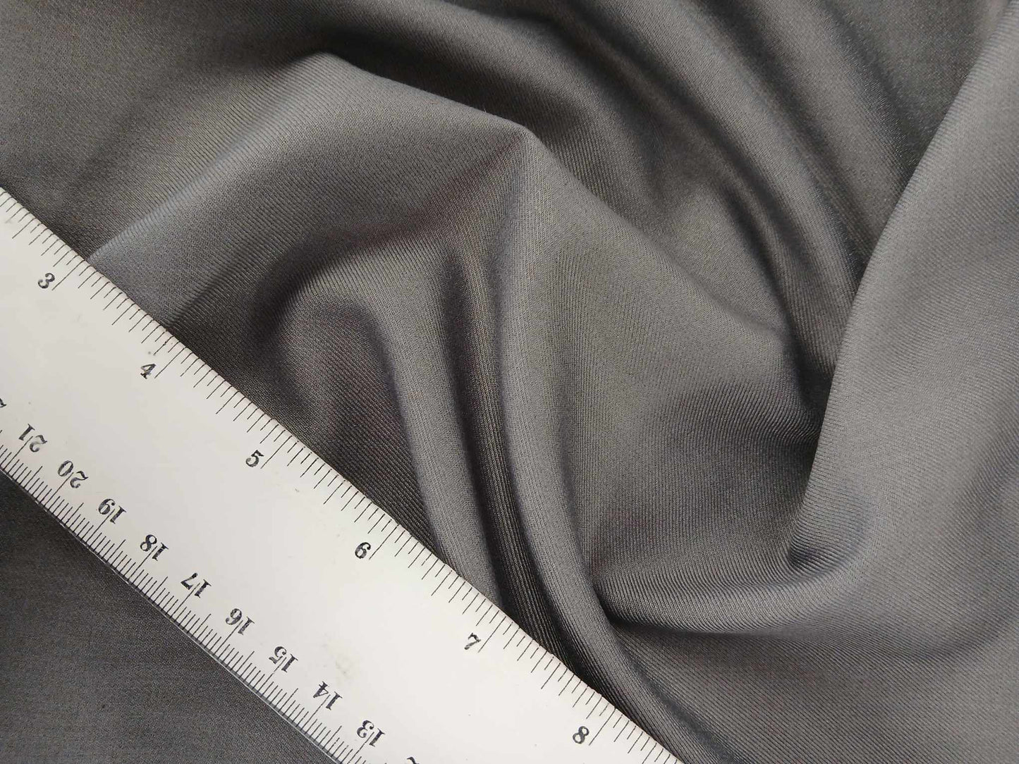 Super Fine Luxury Tropical Wool Suiting - Grey - 58" Wide - Sold By the Metre