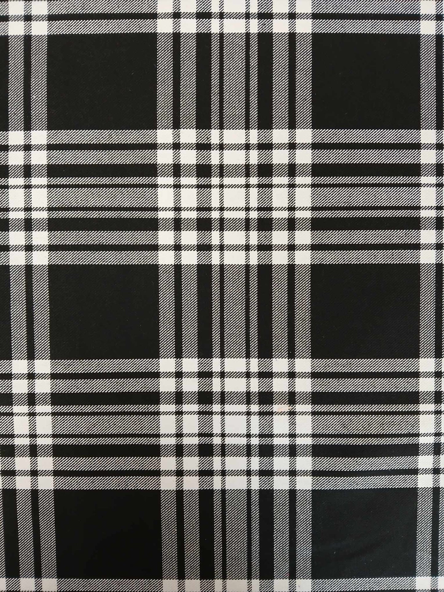 Poly Viscose 65/35 - Black/White - 60" Wide - Sold By the Metre