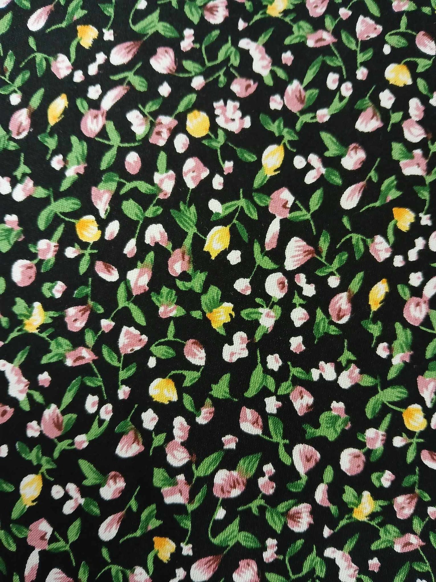 Viscose - Green/Pink/Yellow/Black - 57" Wide - Sold By the Metre