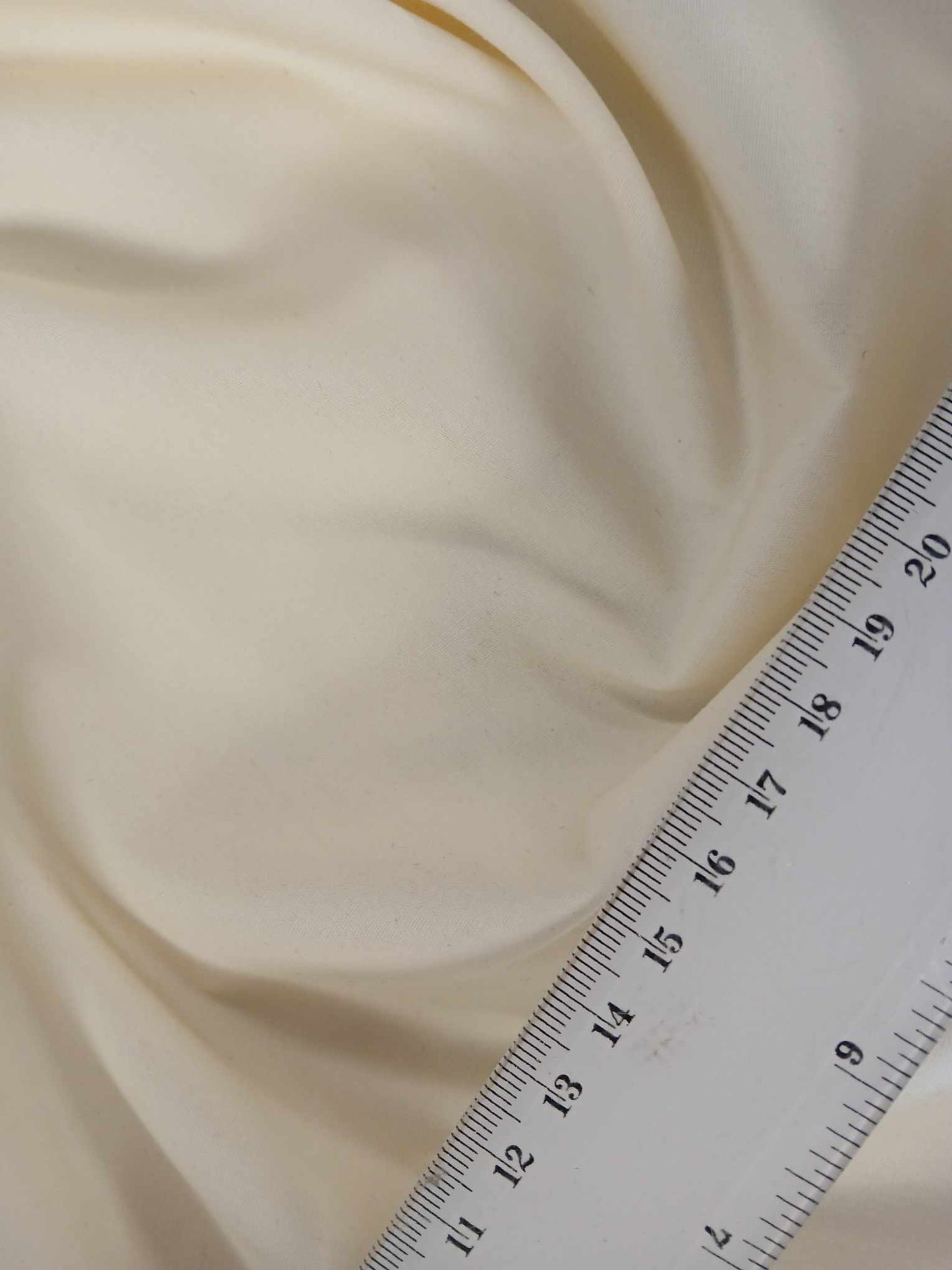 100% Cotton - Cream - 60" Wide - Sold By the Metre