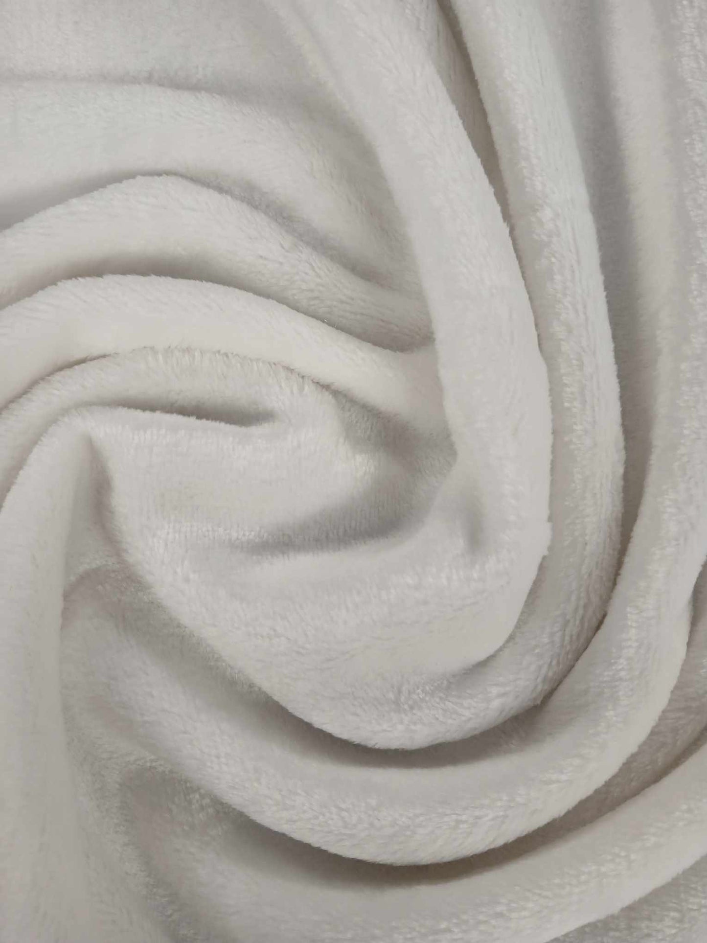 Cuddle Fleece - White - 62" Wide - Sold By the Metre