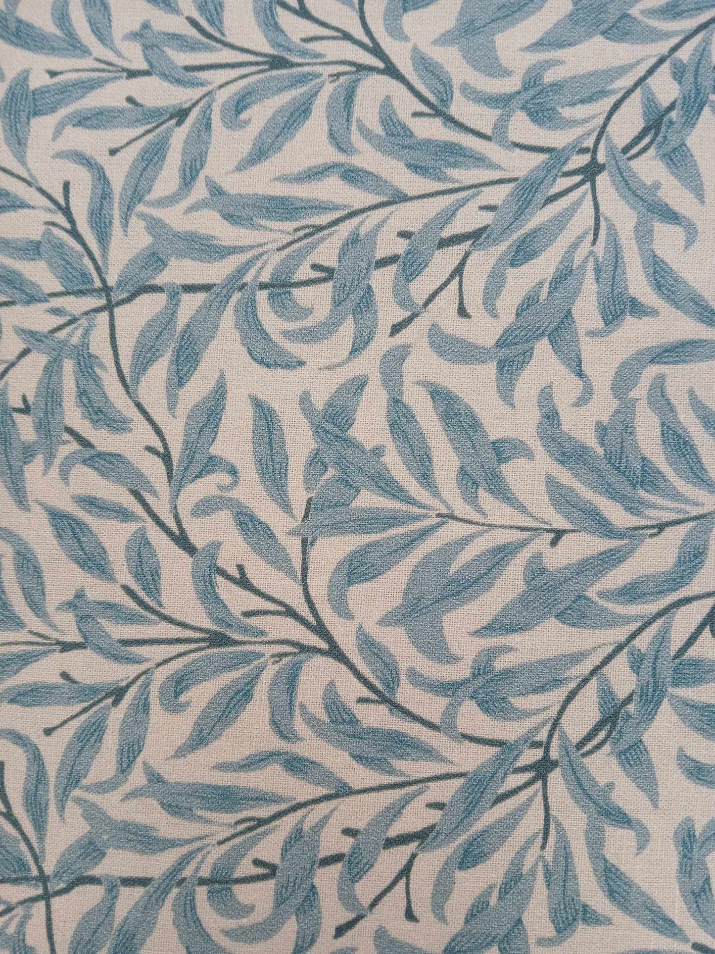 100% Cotton - Willow Bough - Azure - 55" Wide - Sold By the Metre