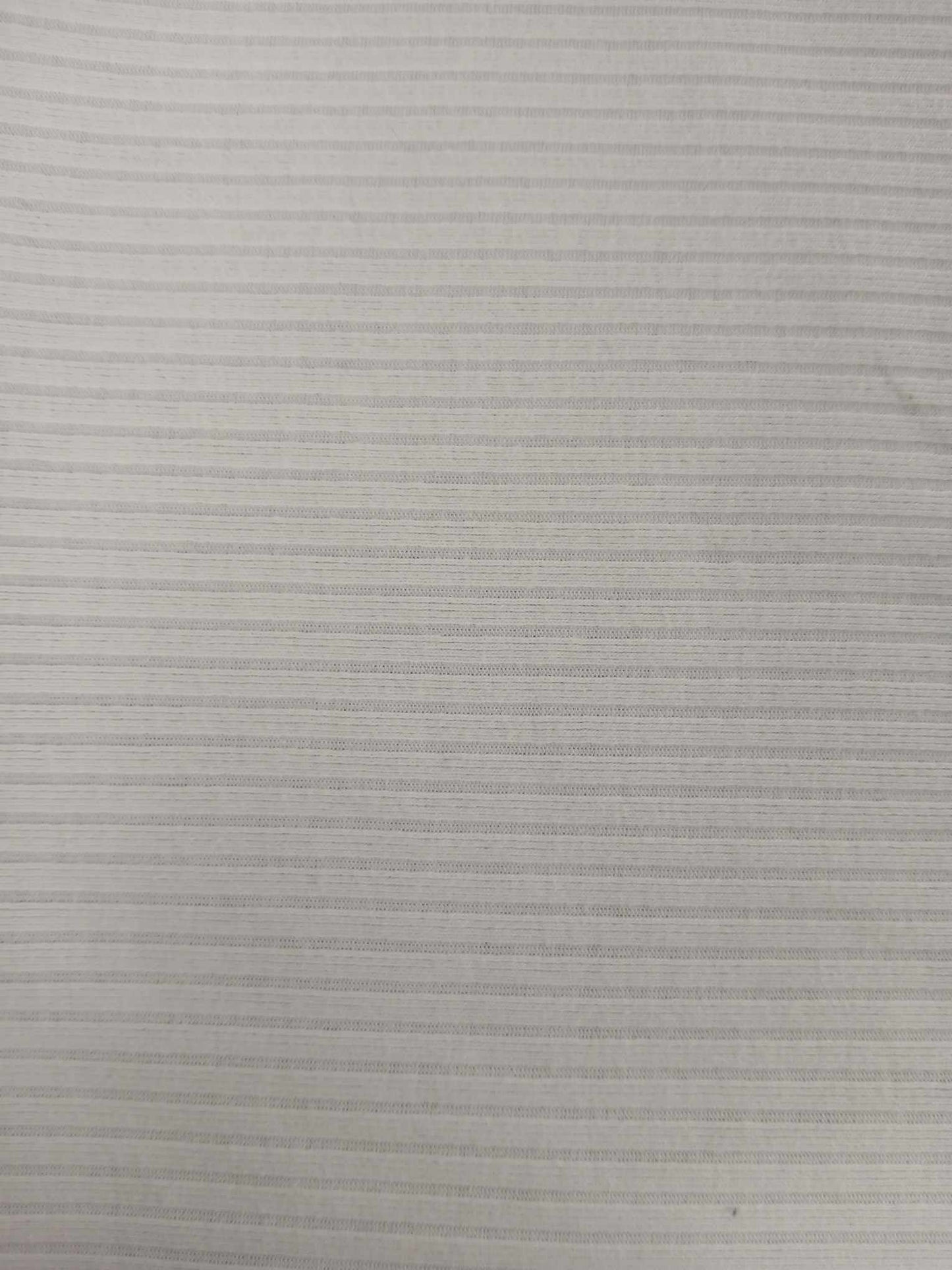 Ribbed Jersey - White - 67" Wide - Sold By the Metre
