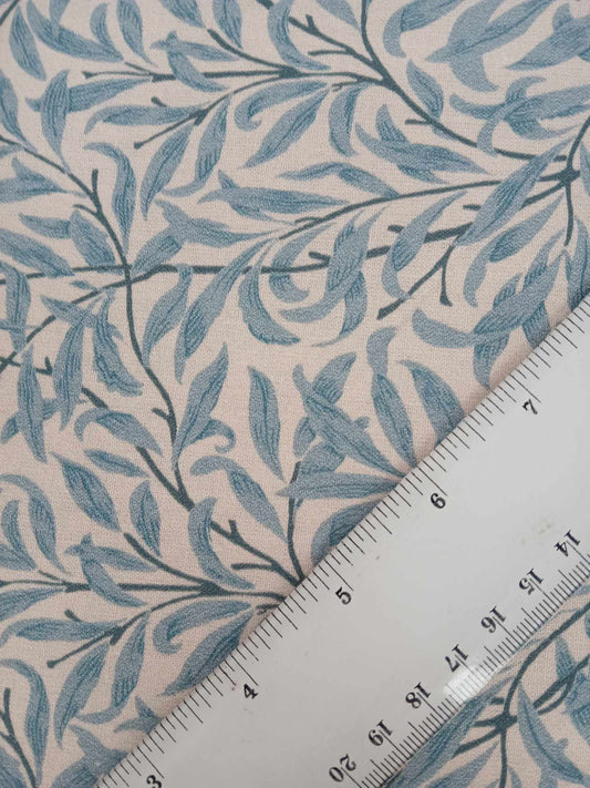 100% Cotton - Willow Bough - Azure - 55" Wide - Sold By the Metre