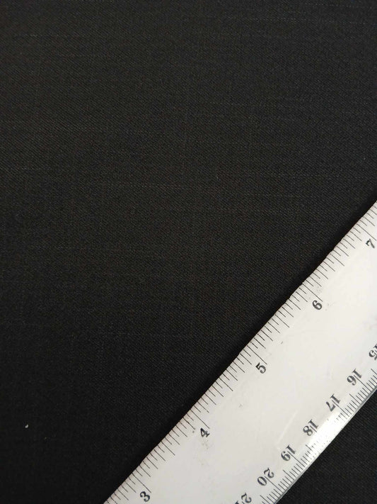 Polyester Suiting - Black - 59" Wide - Sold By the Metre