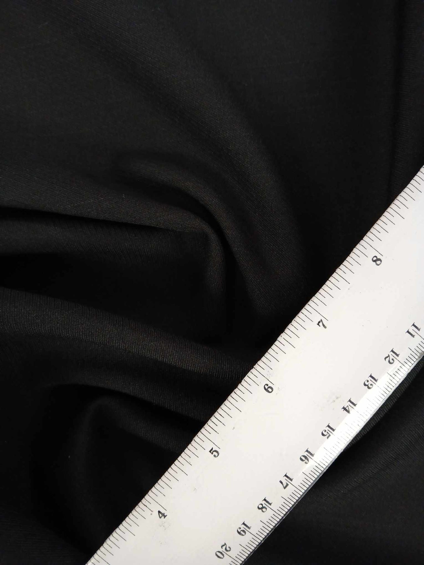 Polyester Suiting - Black - 59" Wide - Sold By the Metre
