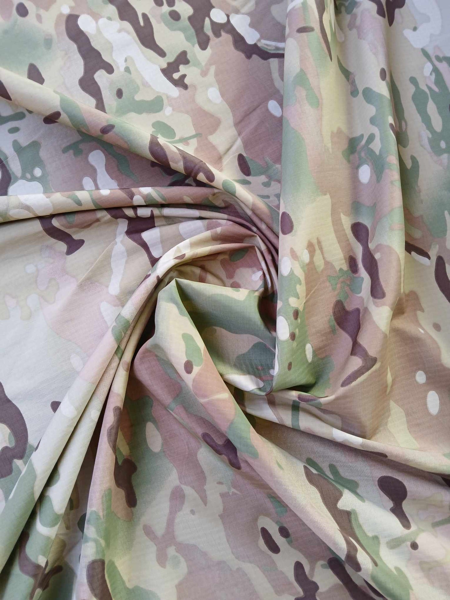 Ripstop - Camo - Green/Khaki/Brown - 63" Wide - Sold By the Metre
