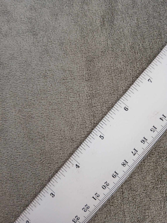Polyester Towelling - Khaki - 64" Wide - Sold By the Metre