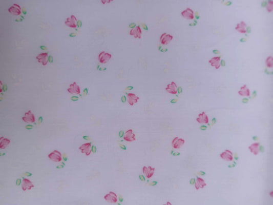 Poly Cotton - Lilac/Pink/Green/White - 44" Wide - Sold By the Metre