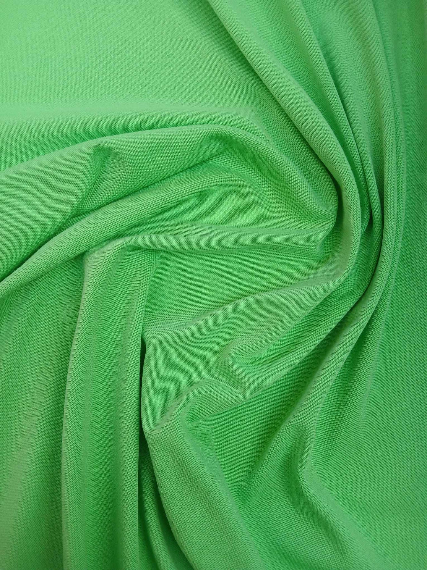 Poly Lycra Soft Touch - Lime - 70" Wide - Sold By the Metre