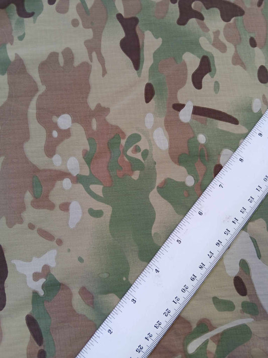 Ripstop - Camo - Green/Khaki/Brown - 63" Wide - Sold By the Metre