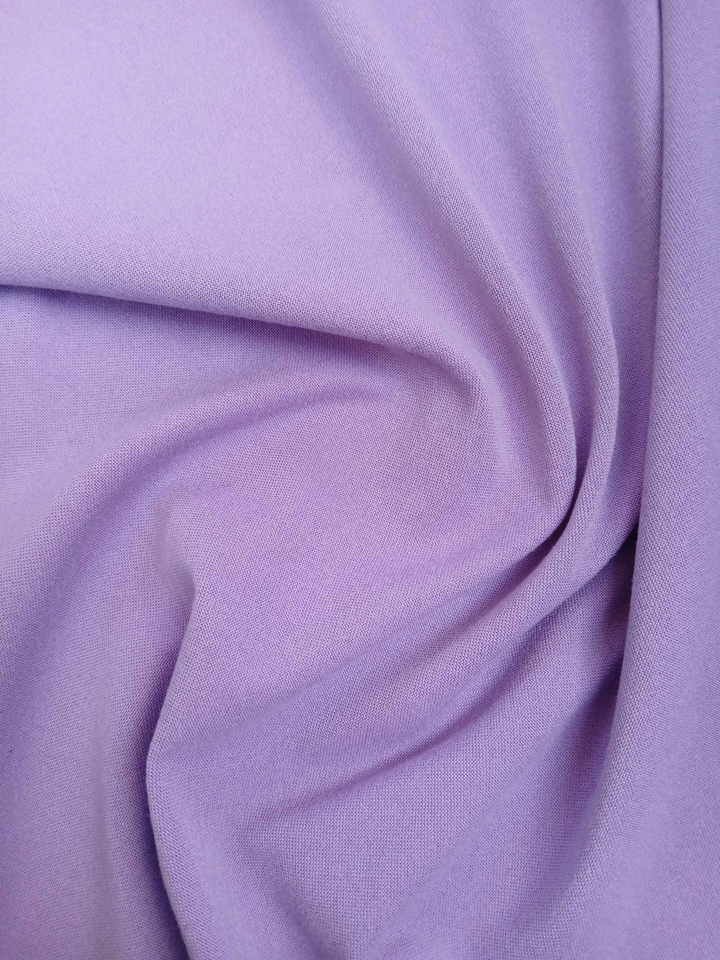Poly Lycra Soft Touch - Lilac - 65" Wide - Sold By the Metre