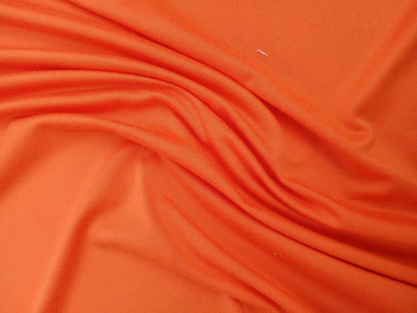 Poly Lycra Soft Touch - Orange - 66" Wide - Sold By the Metre
