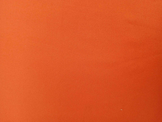 Poly Lycra Soft Touch - Orange - 66" Wide - Sold By the Metre