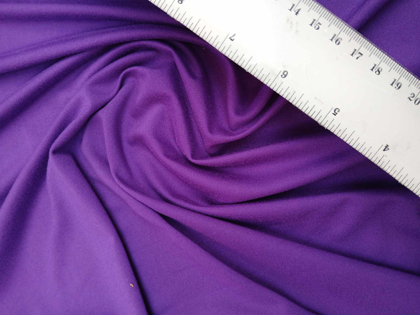 Poly Lycra Soft Touch - Purple - 65" Wide - Sold By the Metre